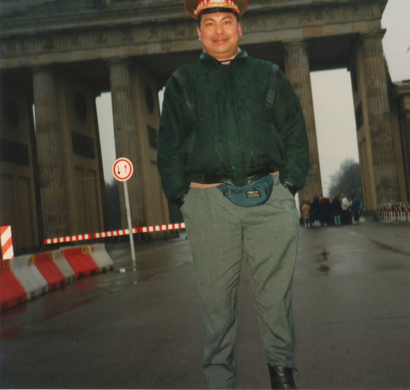 At Berlin's Bradanburg Gate