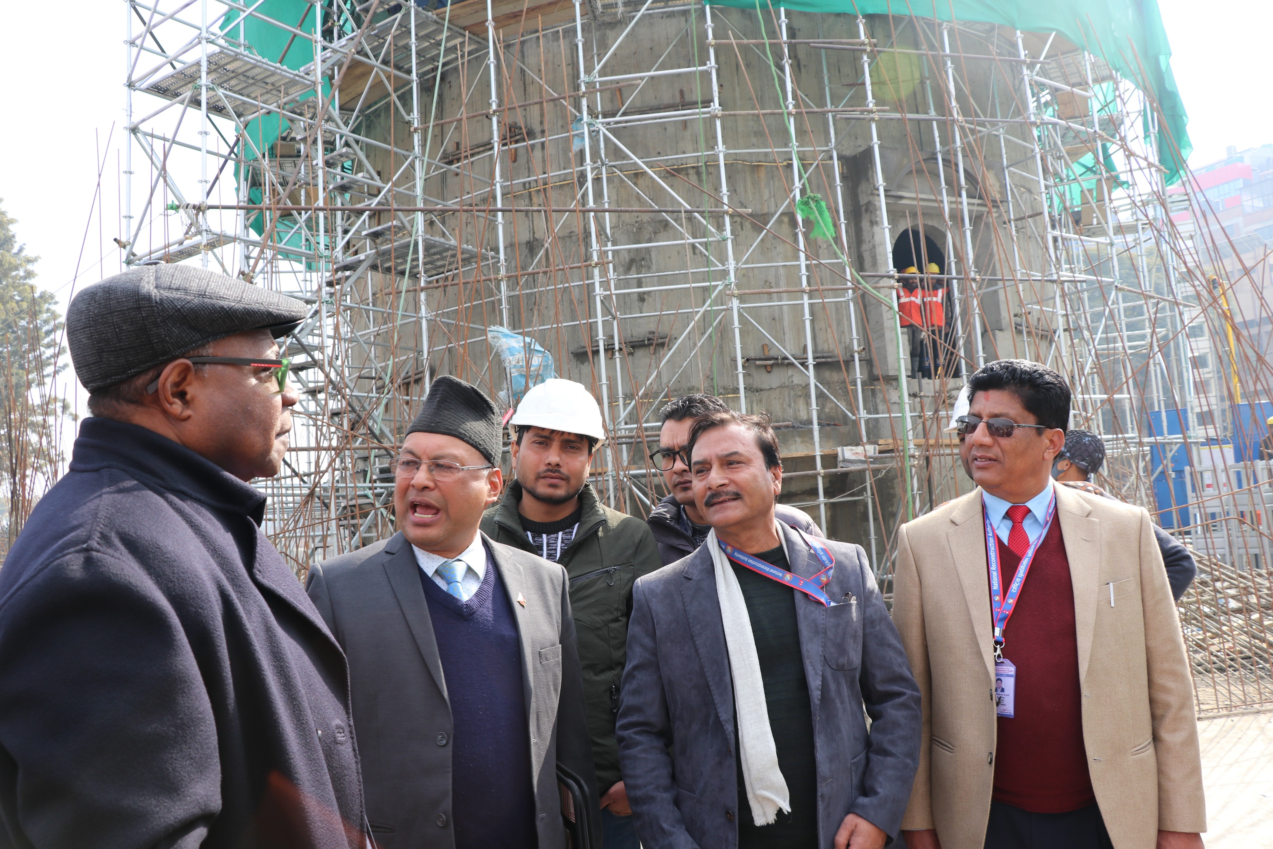 With Jamaikan Minister