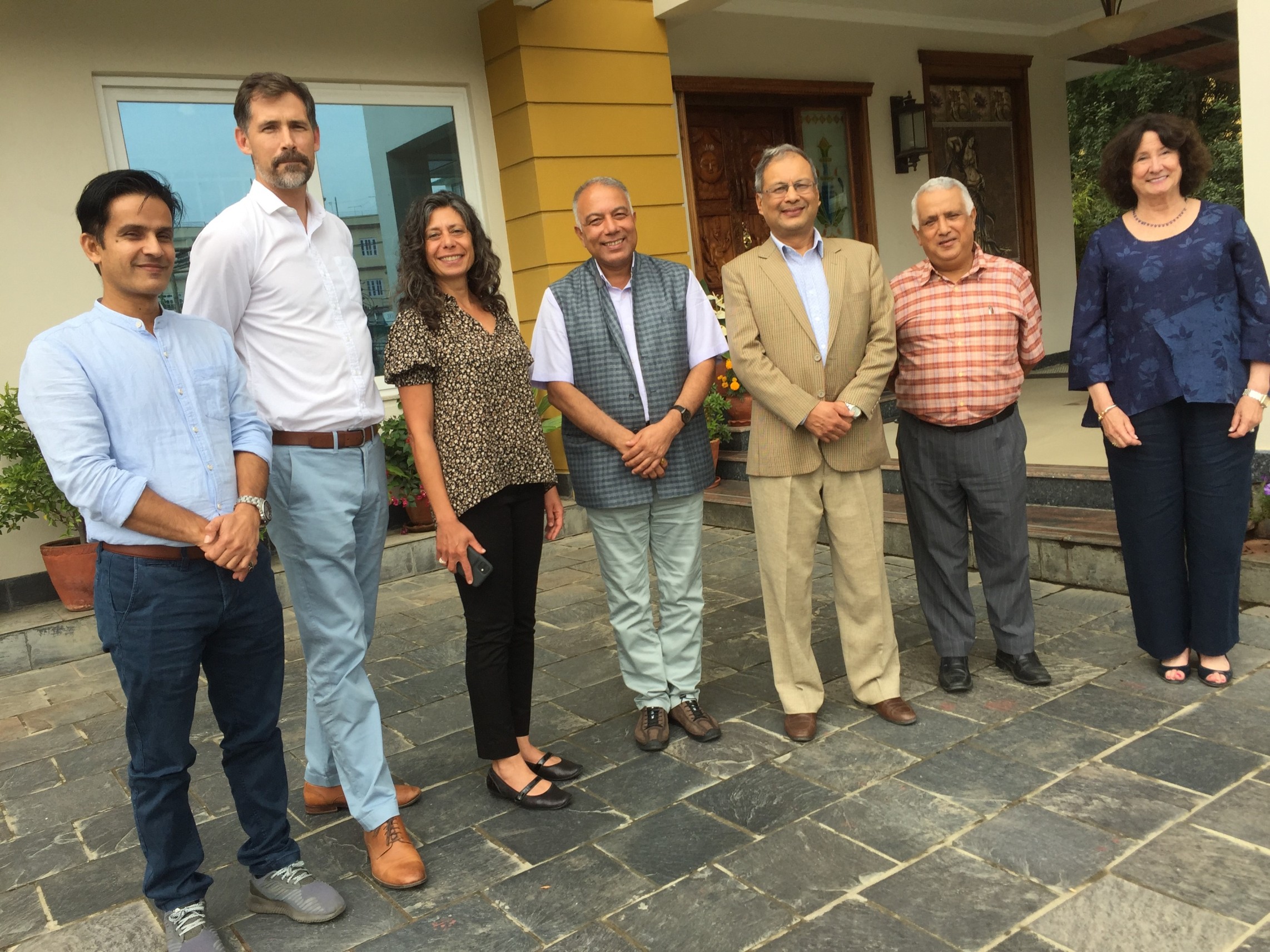 With USAID Team