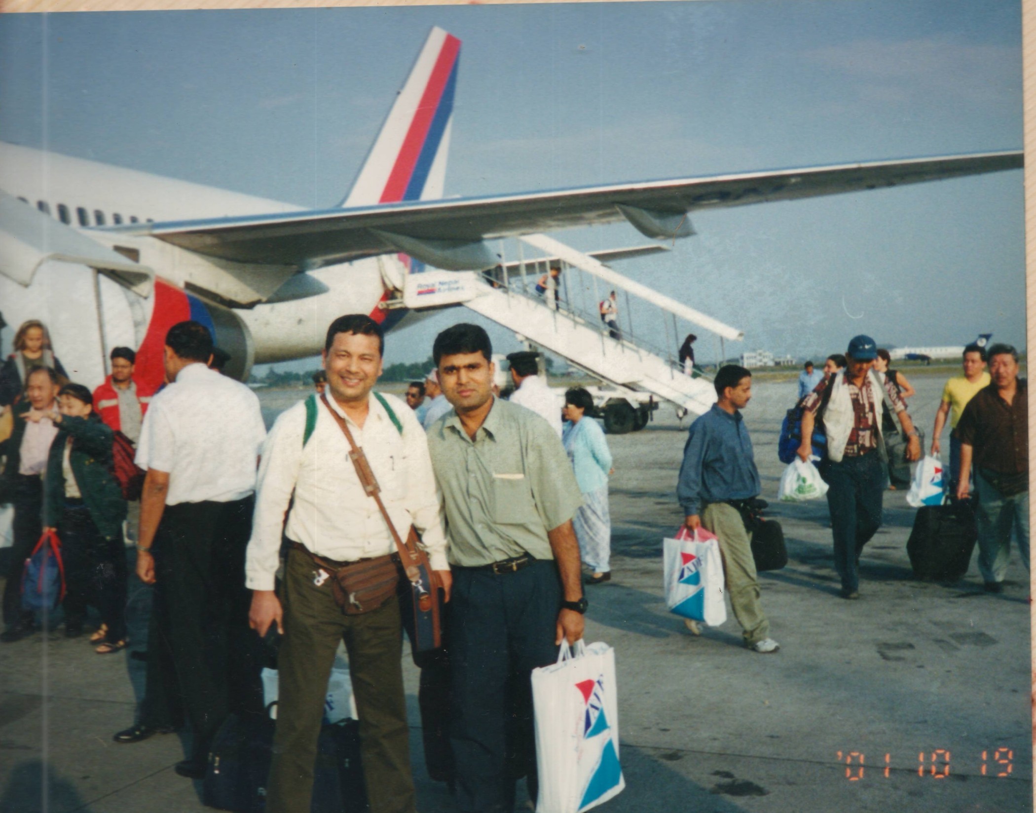 With Mahesh Sahu at Don Muang